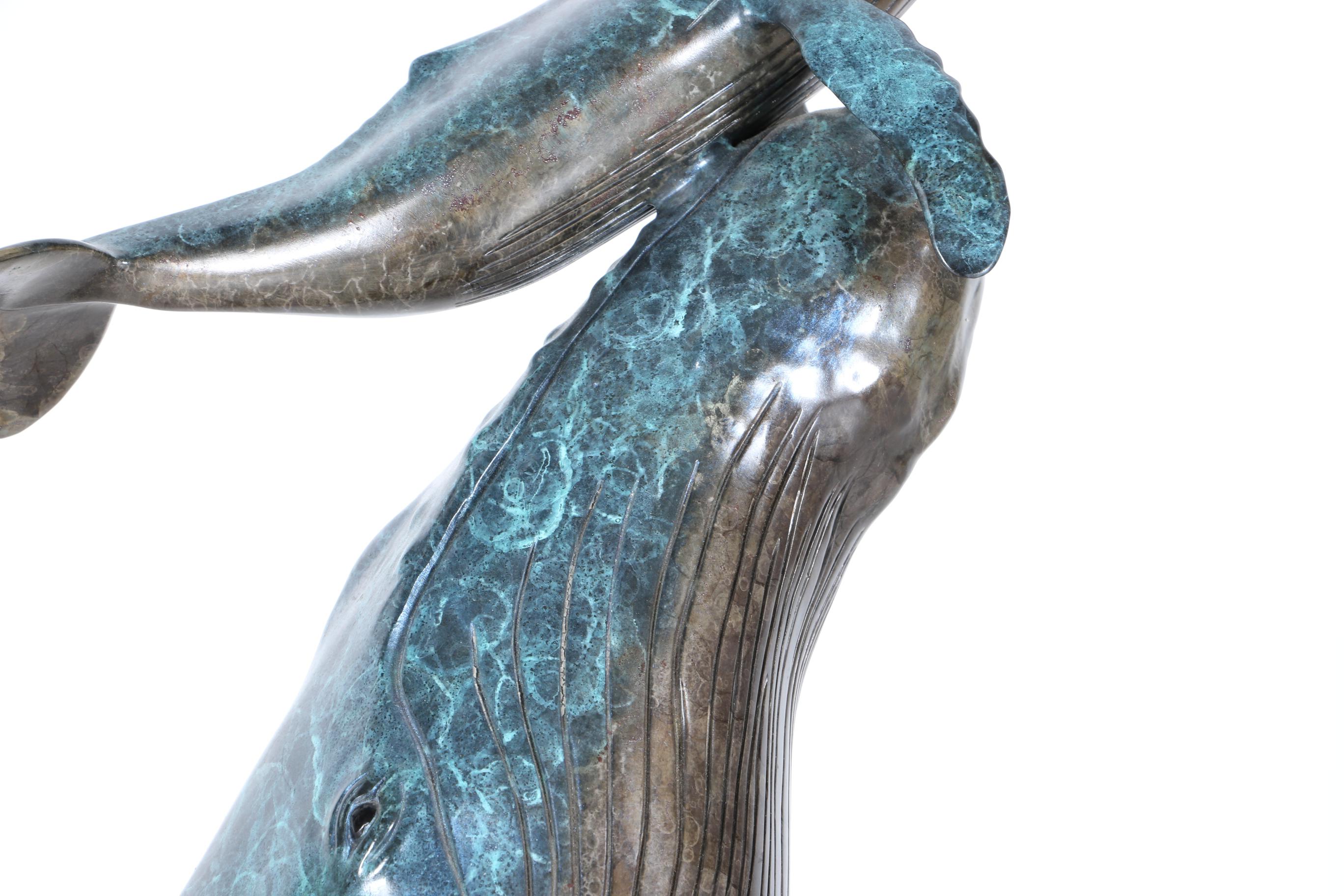 Wyland "Whale's First Breath" Limited Edition Sculpture