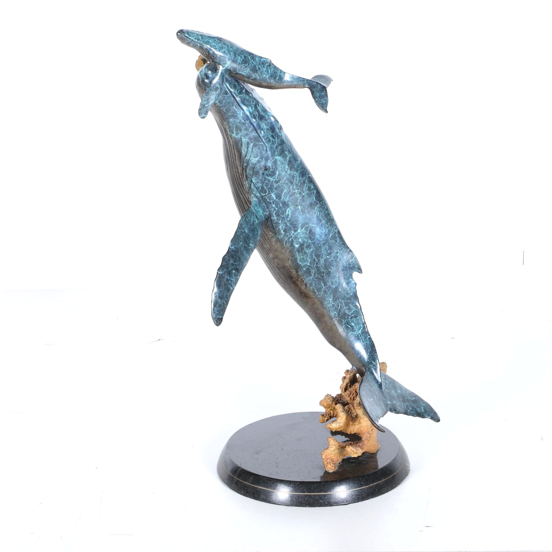 Wyland "Whale's First Breath" Limited Edition Sculpture