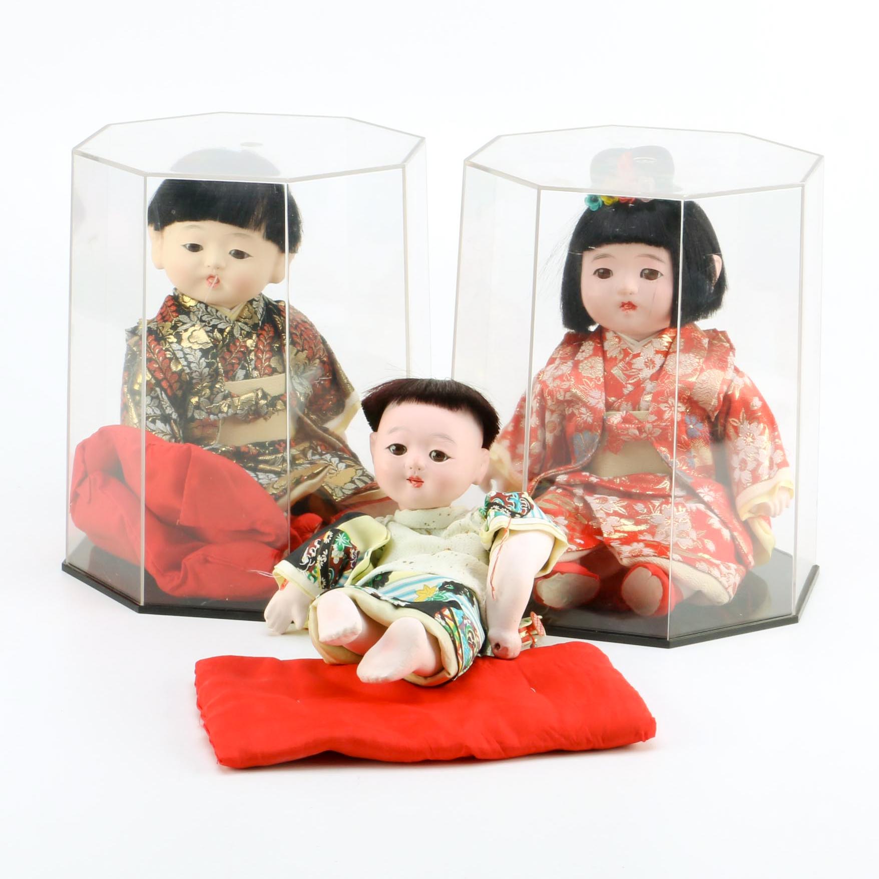 Vinyl Japanese Style Child Dolls