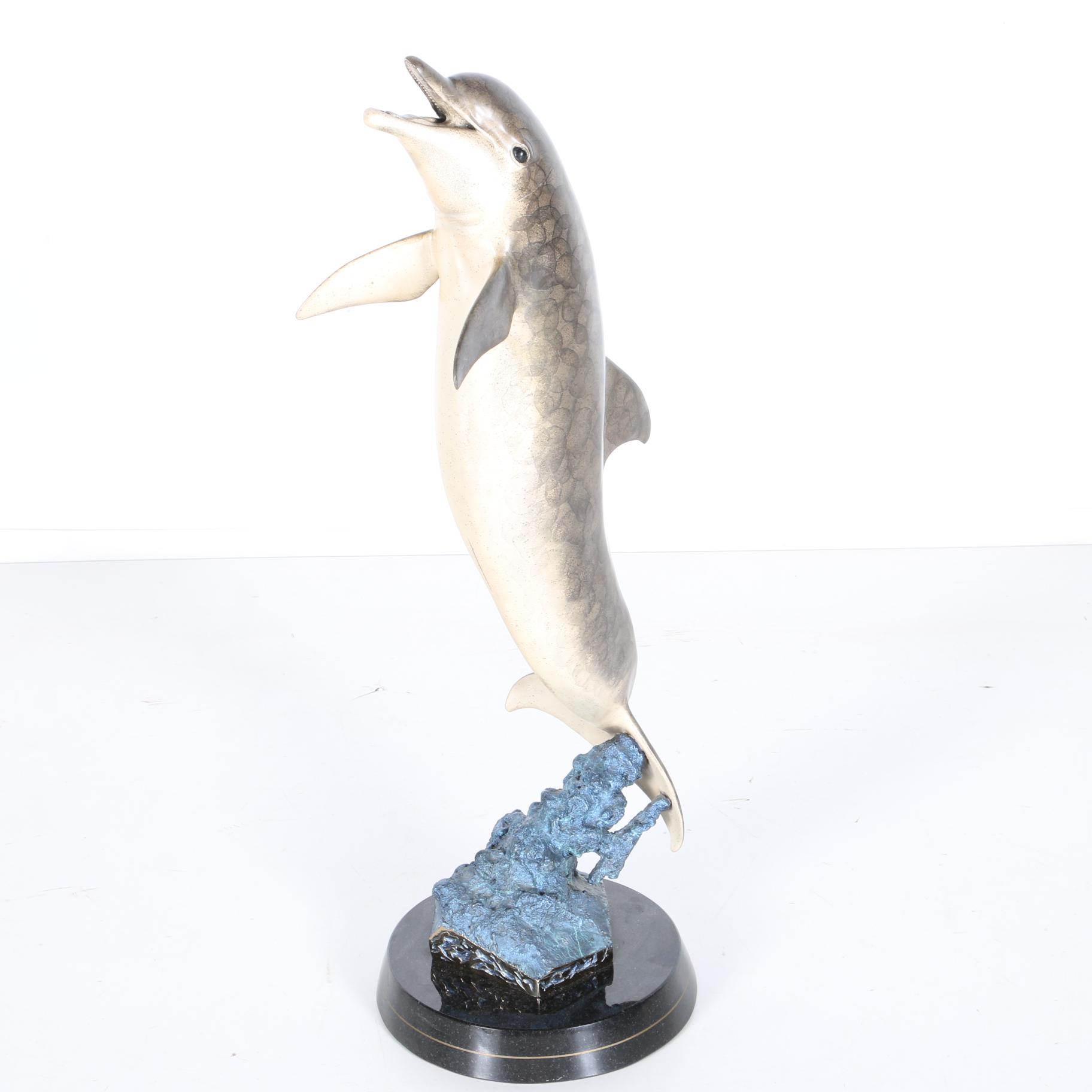 Wyland "Dolphin Dance" Limited Edition Sculpture