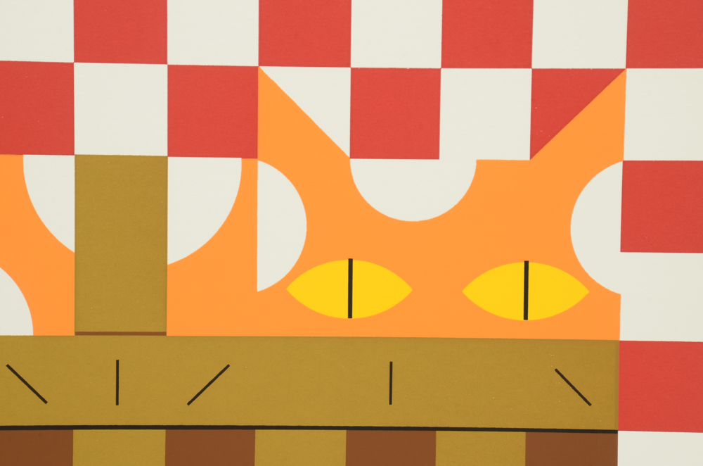 Edie Harper Signed Limited Edition Serigraph "Baskit"