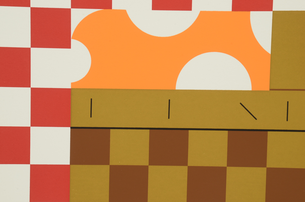 Edie Harper Signed Limited Edition Serigraph "Baskit"