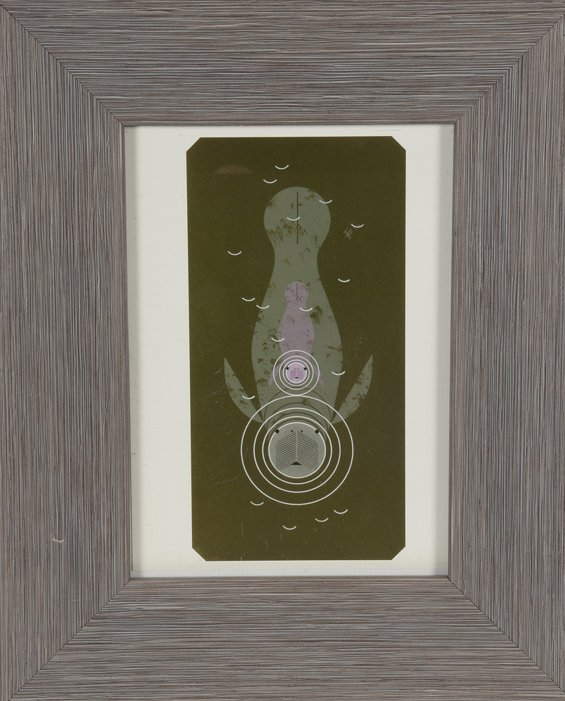 Charley Harper Offset Lithograph "Momatee"