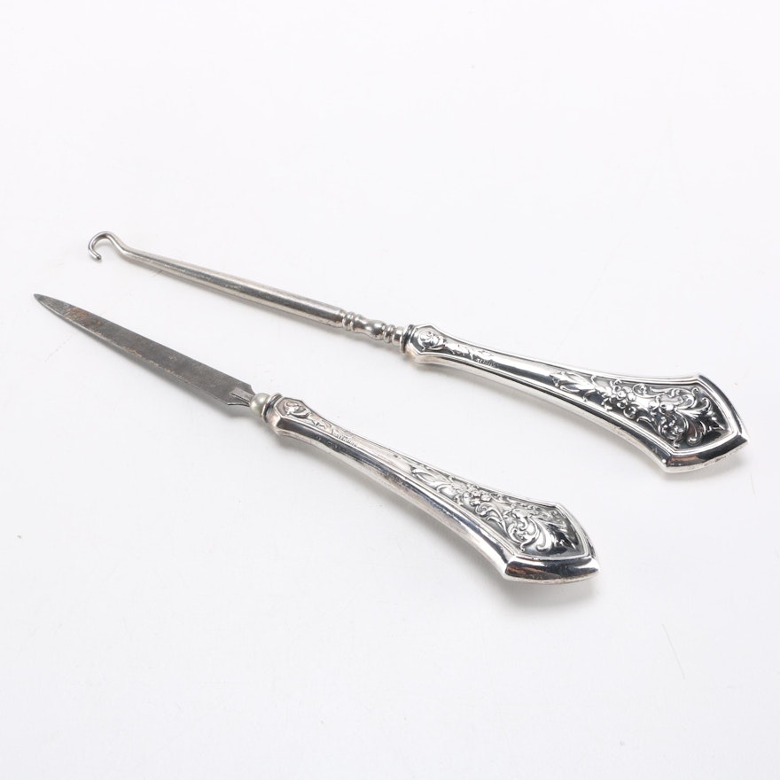 Webster Company Sterling Silver Vanity Accessories