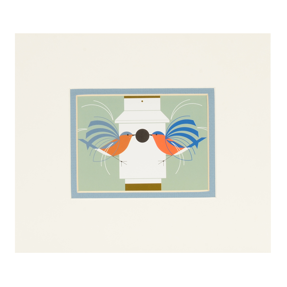 Offset Lithograph after Charley Harper "Homecoming"