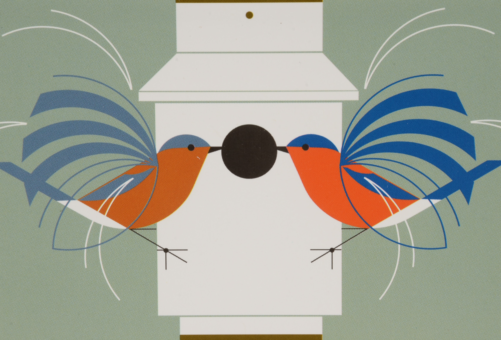 Offset Lithograph after Charley Harper "Homecoming"