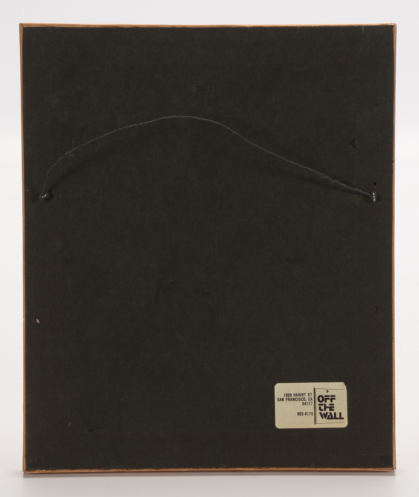 Hoskins Original 1972 Sepia Etching with Aquatint "Voyeur"