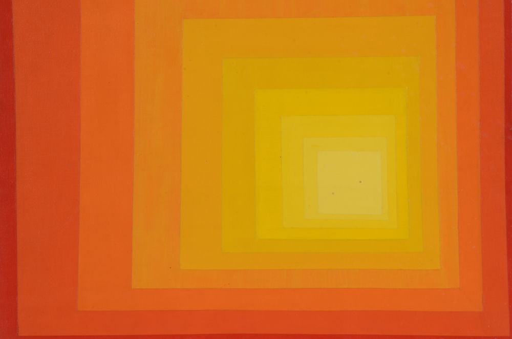 Original Geometric Abstractionist Acrylic Painting on Canvas