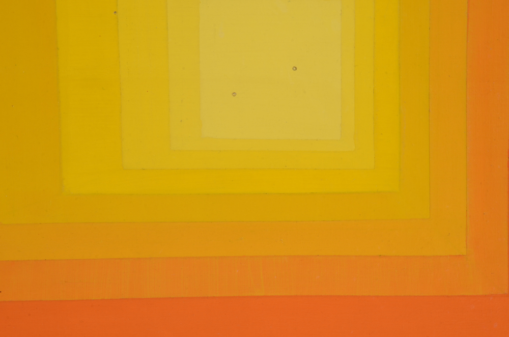 Original Geometric Abstractionist Acrylic Painting on Canvas