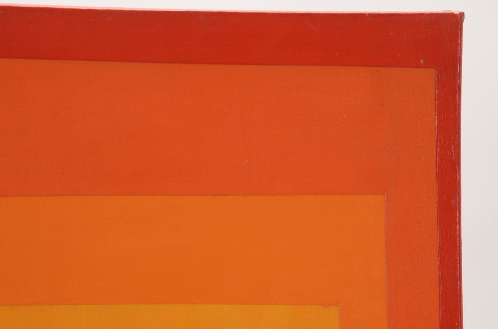 Original Geometric Abstractionist Acrylic Painting on Canvas