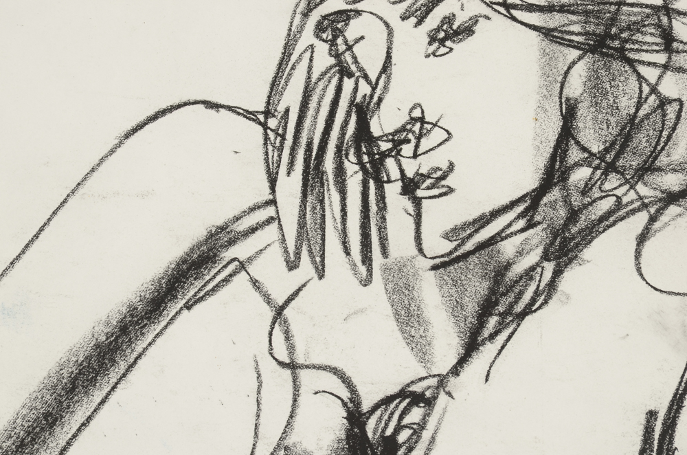 Robbie Kemper Original Charcoal Drawing "Nude #141"