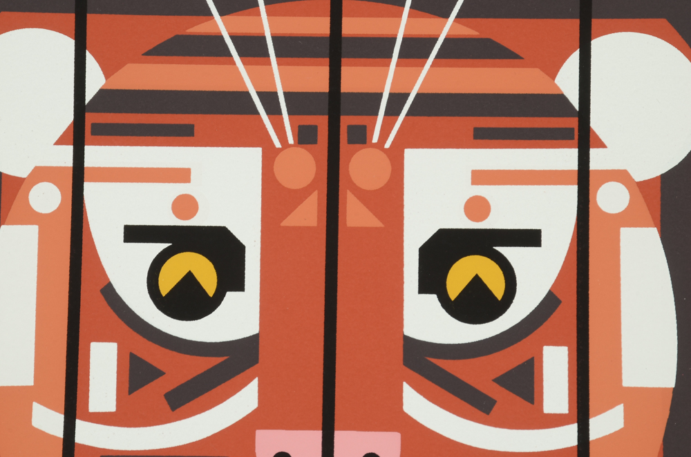 Edie Harper Original 1987 Limited Edition Serigraph "Copycats"