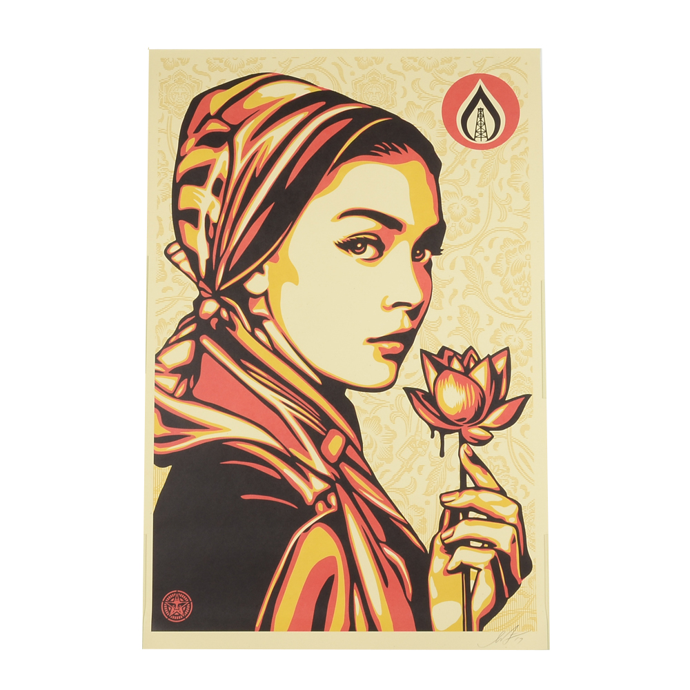 Shepard Fairey Signed 2017 Open Edition Giclée "Natural Springs"