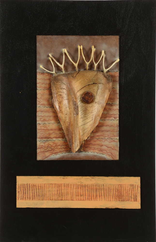 Anne Straus Original Mixed Media Artwork "Reindeer Spirit"