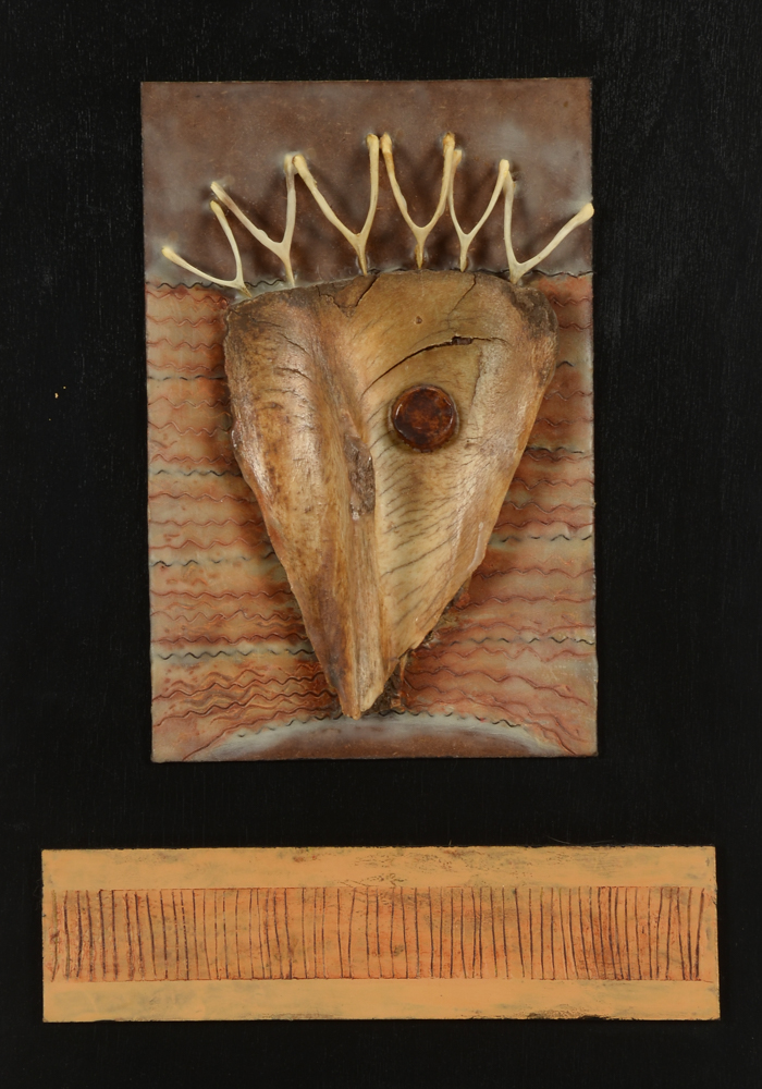 Anne Straus Original Mixed Media Artwork "Reindeer Spirit"