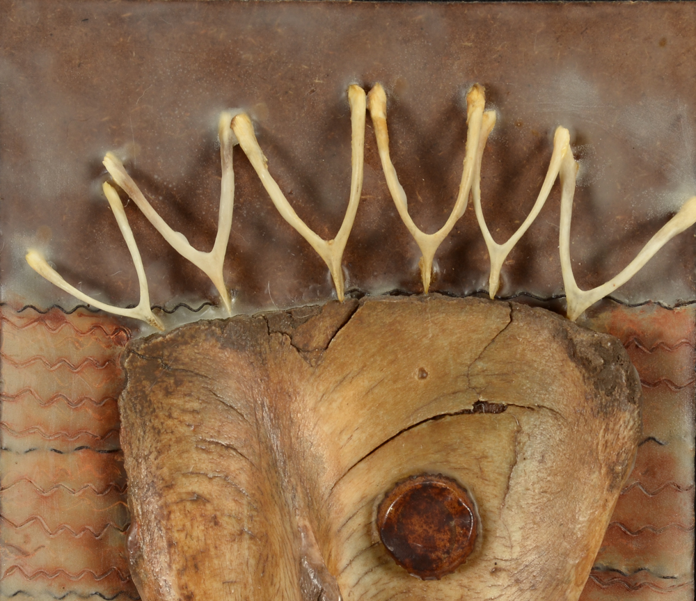 Anne Straus Original Mixed Media Artwork "Reindeer Spirit"