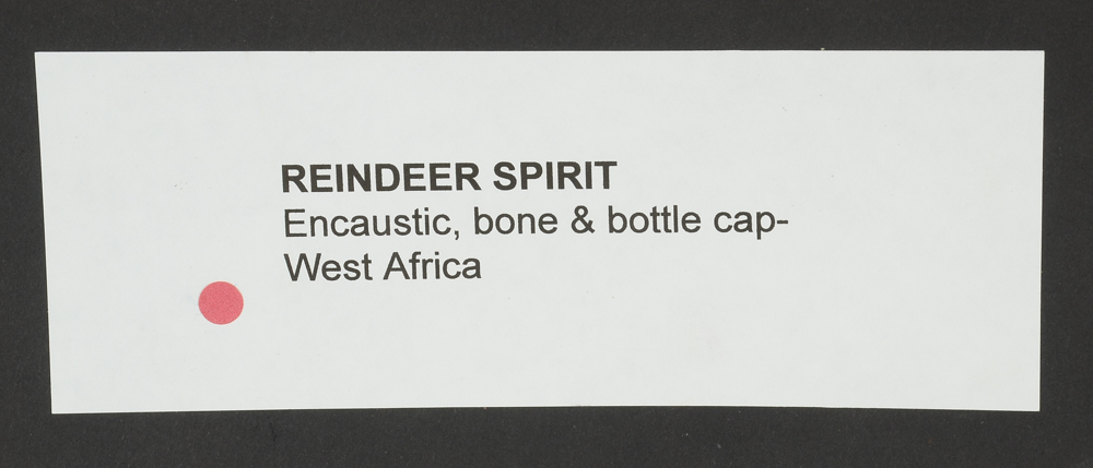 Anne Straus Original Mixed Media Artwork "Reindeer Spirit"