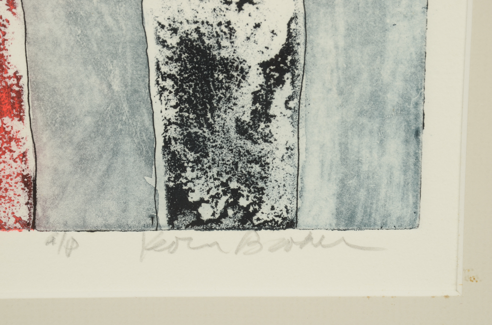 Kevin Booher Signed Artist's Proof Deep Etching "Summer is Over"