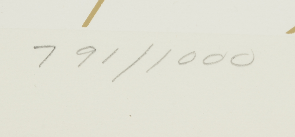 Charley Harper Signed 1983 Limited Edition Serigraph "Quailsafe"