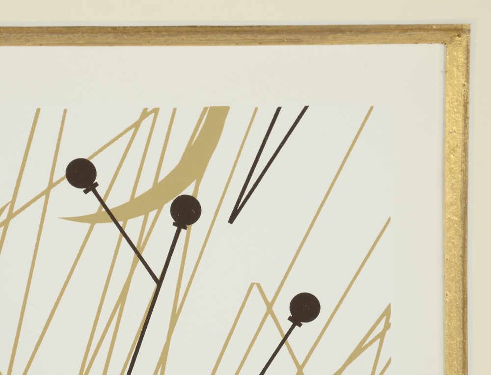 Charley Harper Signed 1983 Limited Edition Serigraph "Quailsafe"