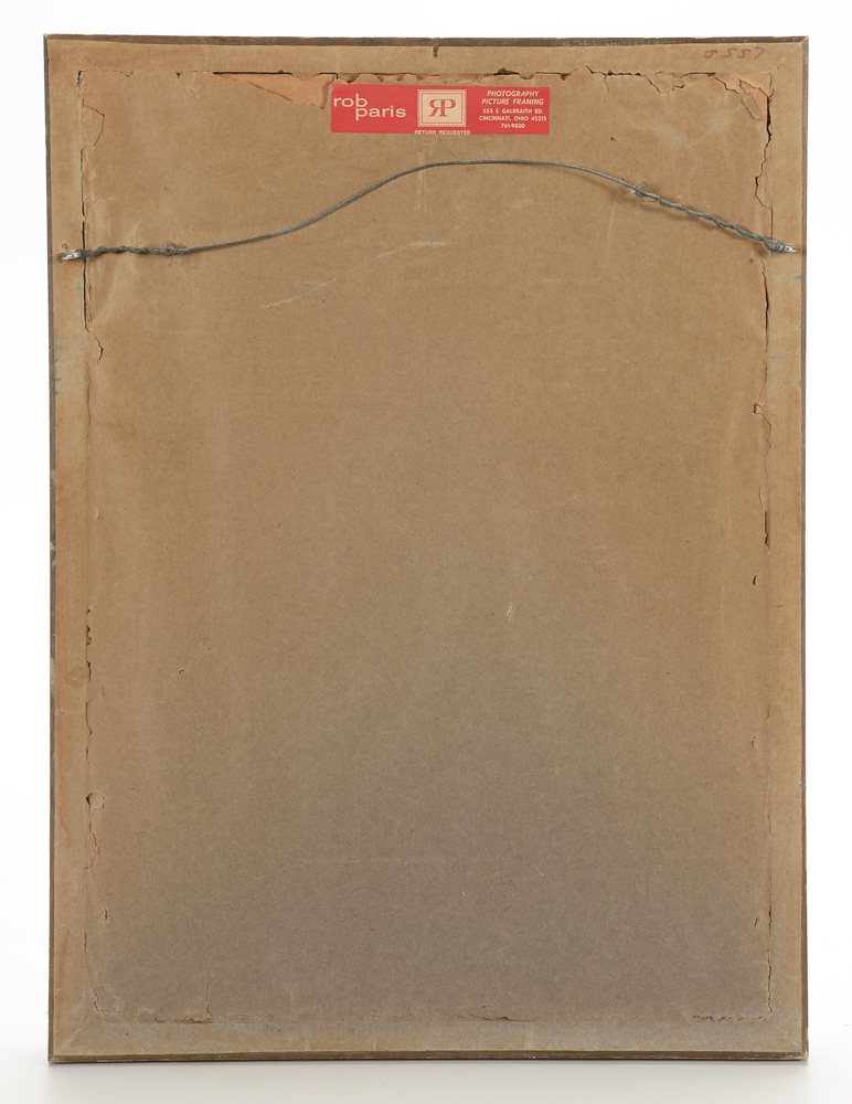 Judith Lamb Original Linoleum Cut Print "Black and Bluebirds"