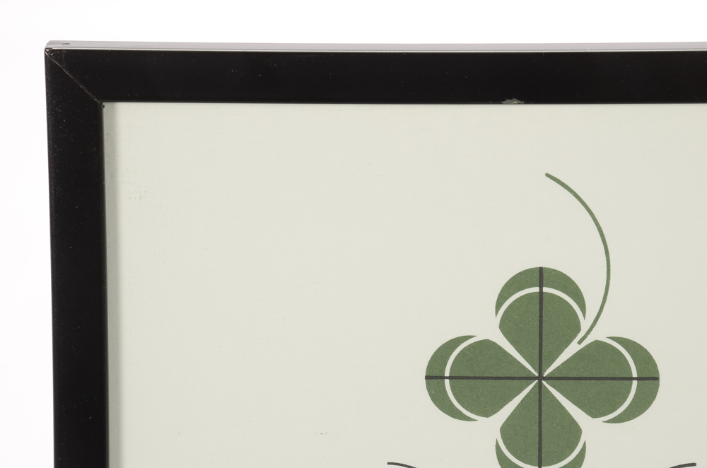 Charley Harper Open Edition Lithograph "Lucky Ladybug"