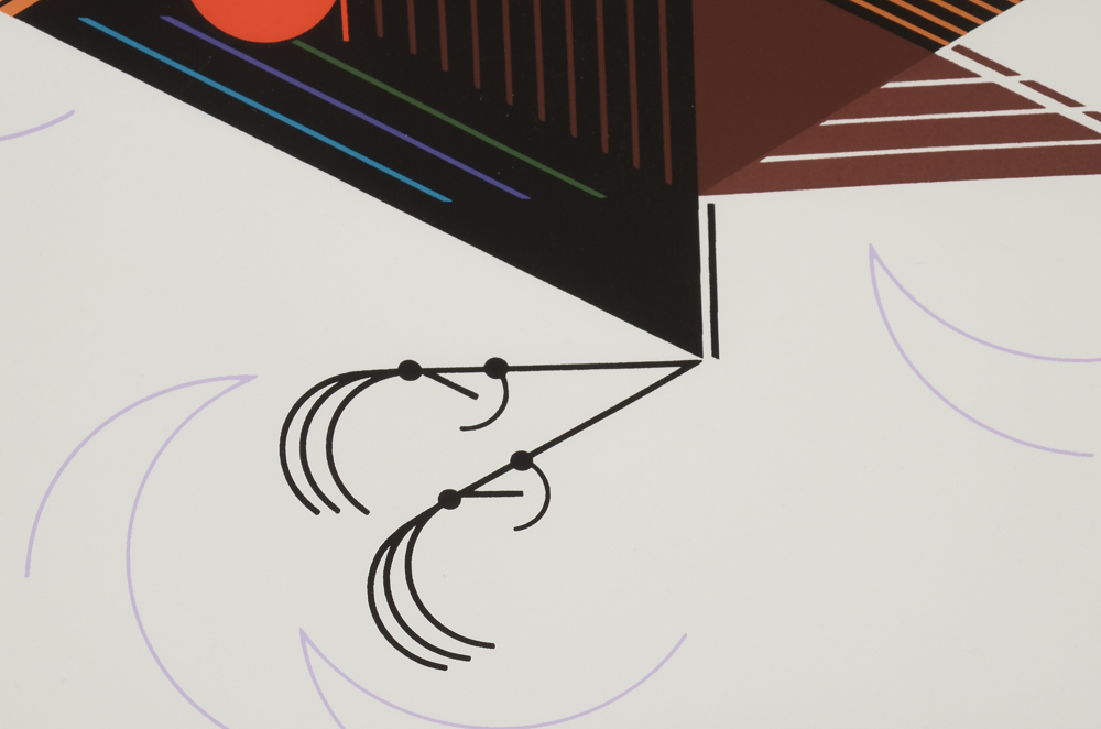 Charley Harper Signed Limited Edition Serigraph "Crawling Tall"