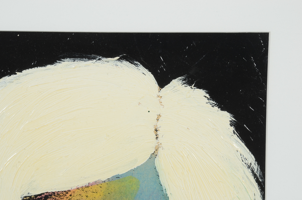 Original Mixed Media Limited Edition Portrait of Andy Warhol