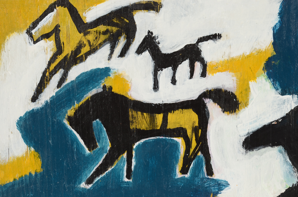 T. Marie Nolan Original 2015 Folk Art Acrylic on Salvaged Wood