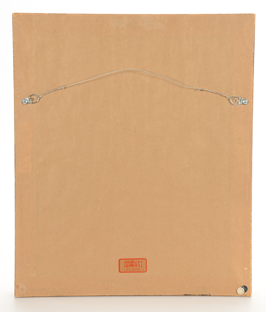 Original Mixed Media Limited Edition Portrait of Andy Warhol