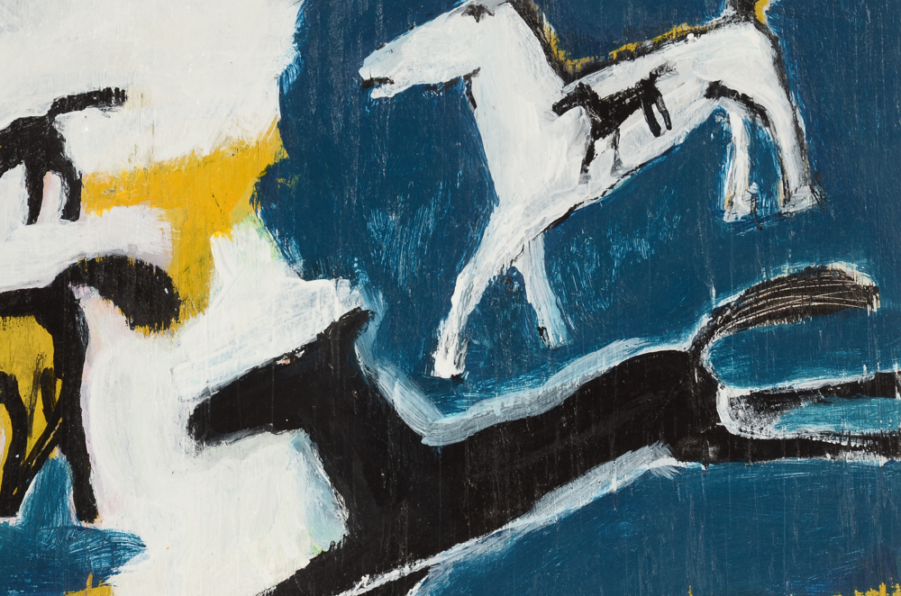 T. Marie Nolan Original 2015 Folk Art Acrylic on Salvaged Wood