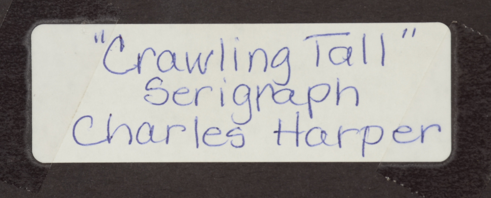Charley Harper Signed Limited Edition Serigraph "Crawling Tall"
