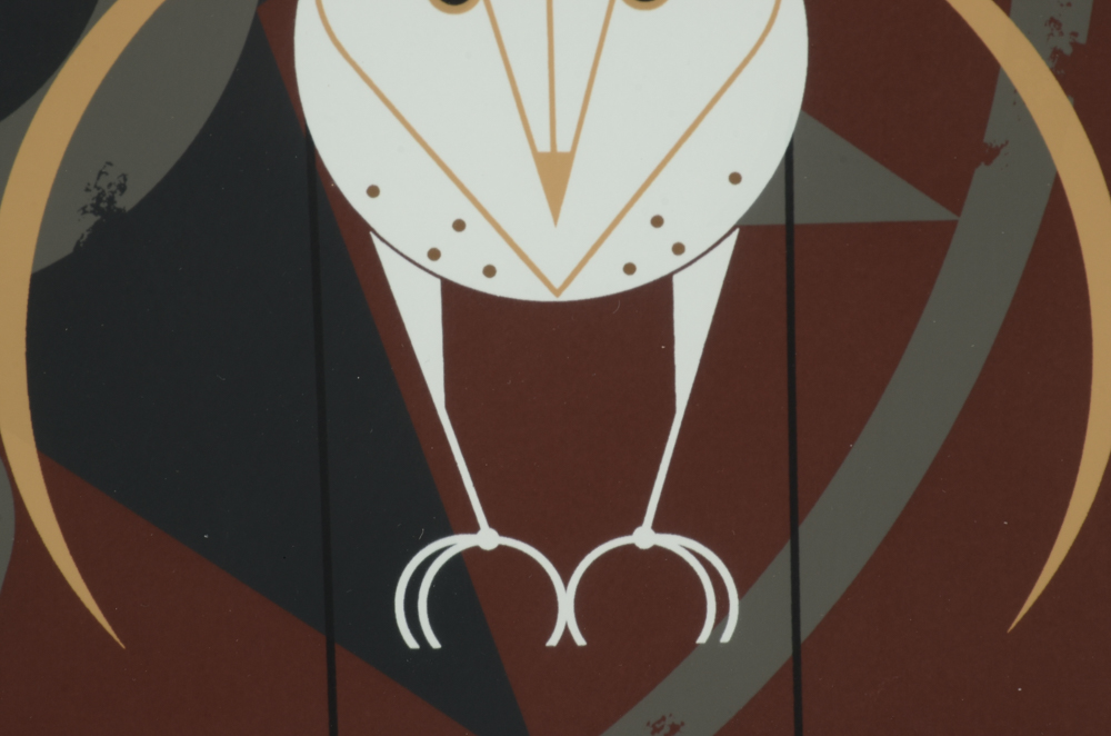 Charley Harper Original Signed Limited Edition Serigraph "Hexit"