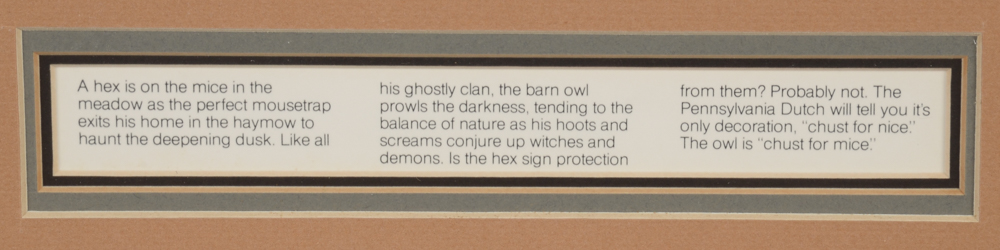 Charley Harper Original Signed Limited Edition Serigraph "Hexit"