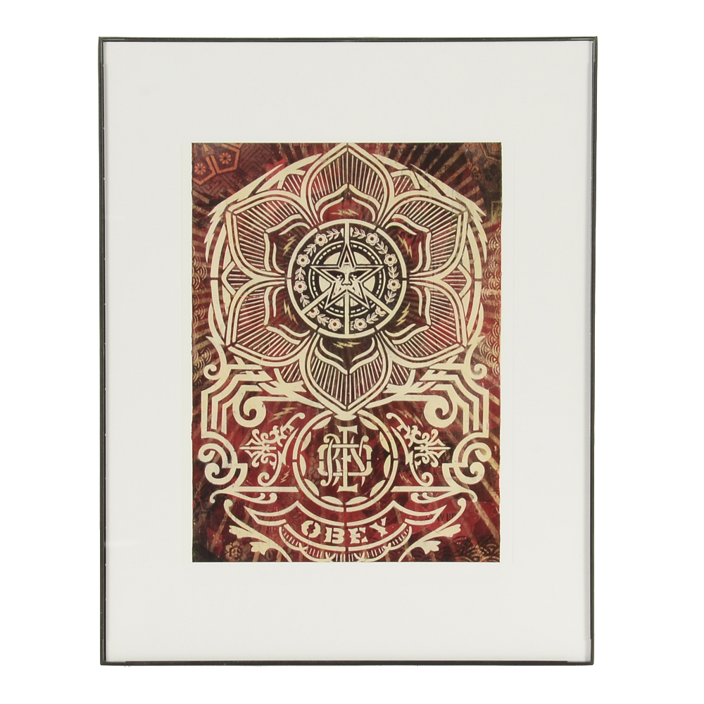 Shepard Fairey Offset Lithograph "Peace Ornament"