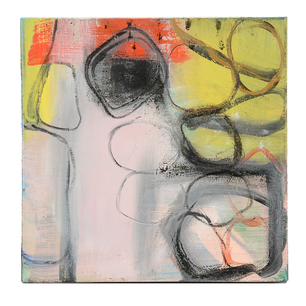 Susan Schuler Original Abstract Oil & Wax on Canvas "Thought Patterns III"