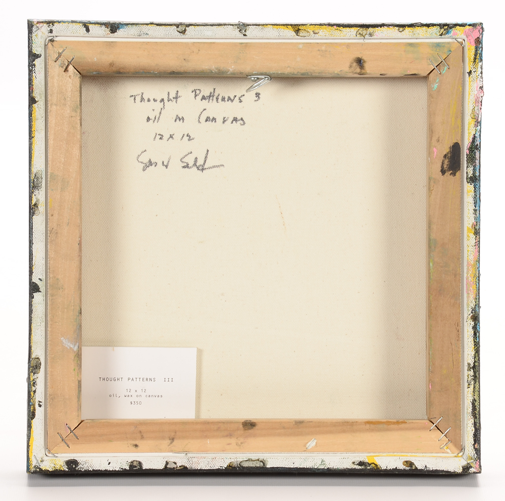 Susan Schuler Original Abstract Oil & Wax on Canvas "Thought Patterns III"