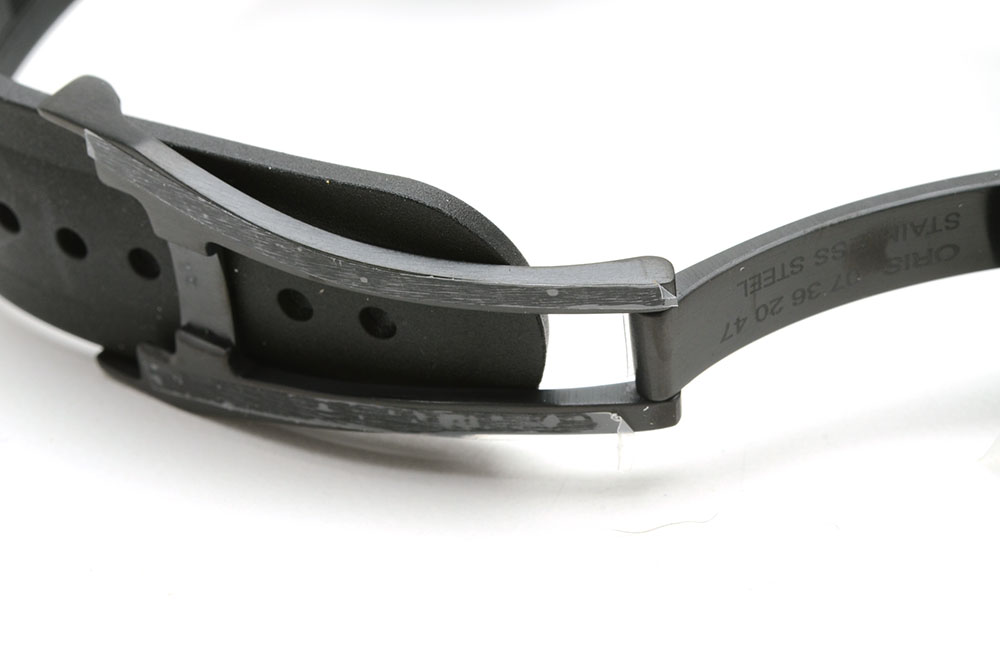 Men's Oris TTI Williams FI Team Black Steel Automatic Watch