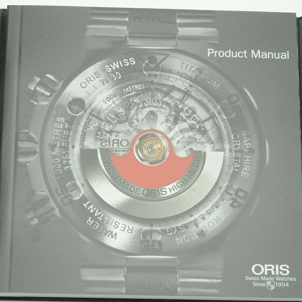 Men's Oris TTI Williams FI Team Black Steel Automatic Watch