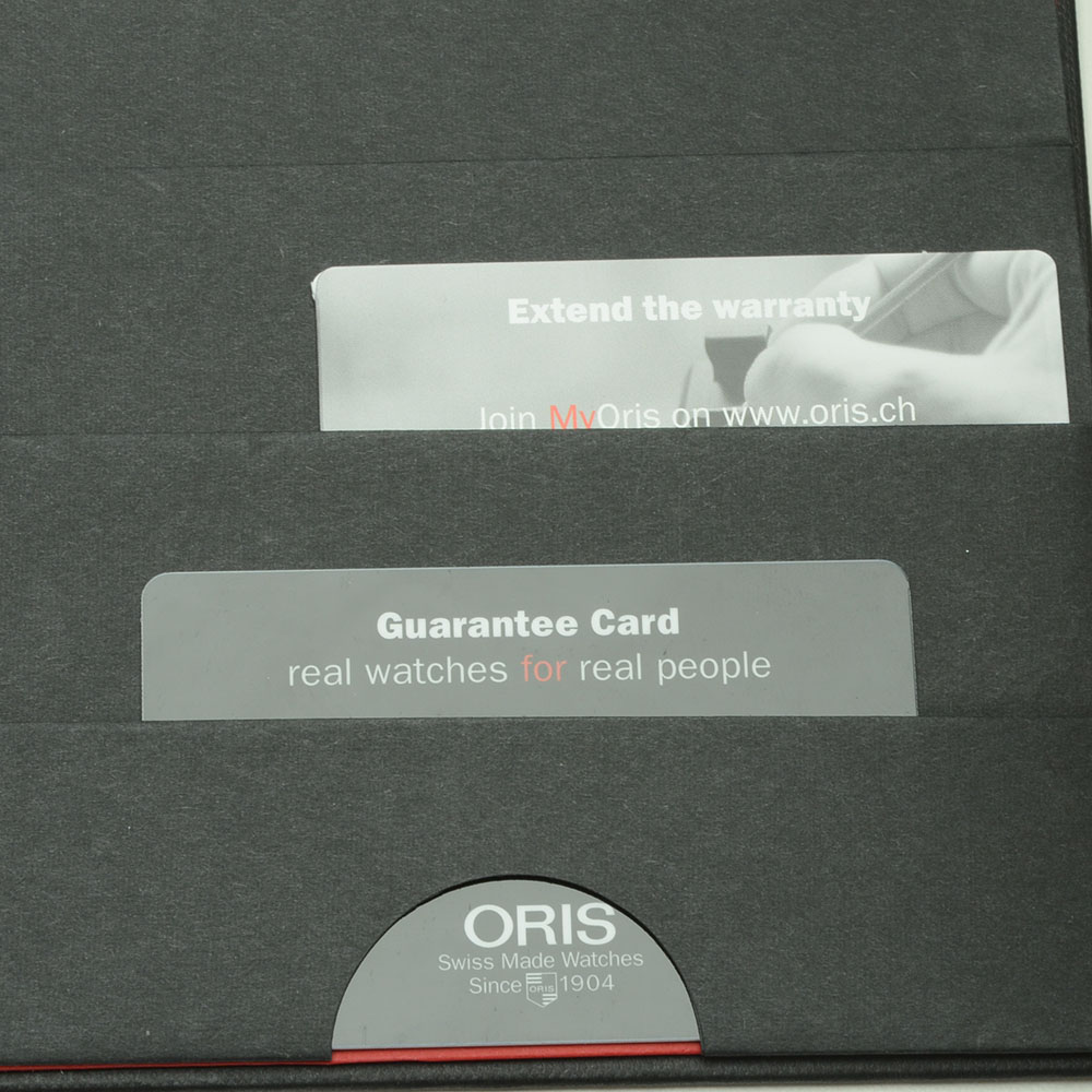 Men's Oris TTI Williams FI Team Black Steel Automatic Watch