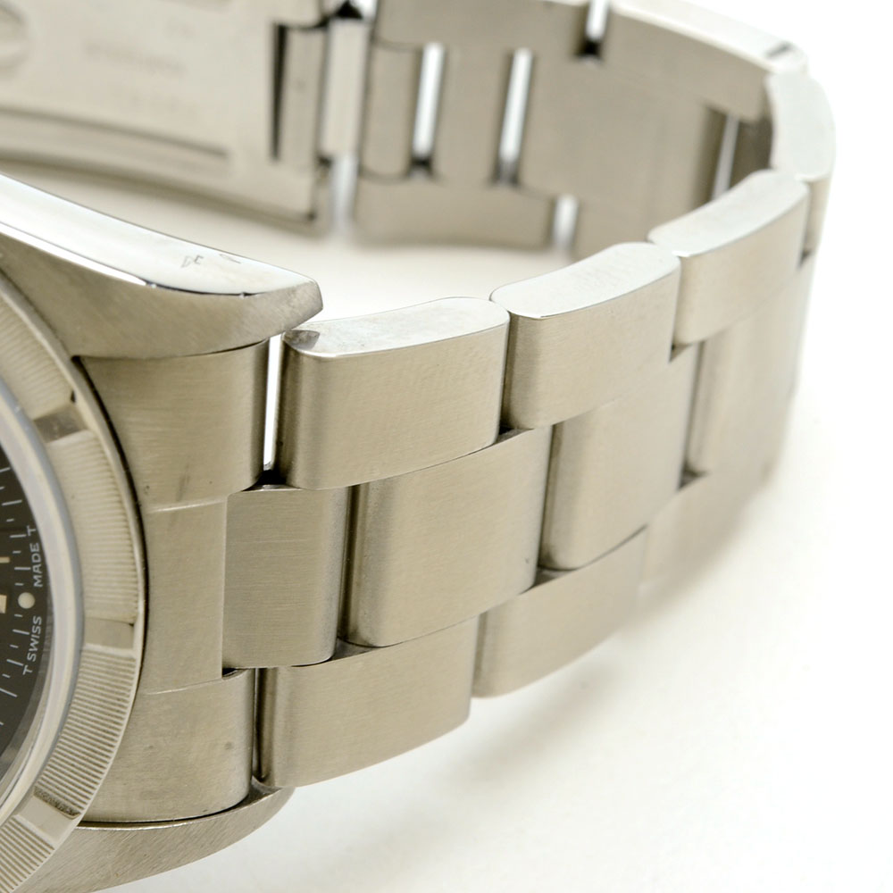 Men's Rolex Perpetual Air-King Stainless Steel Black Index Automatic Watch