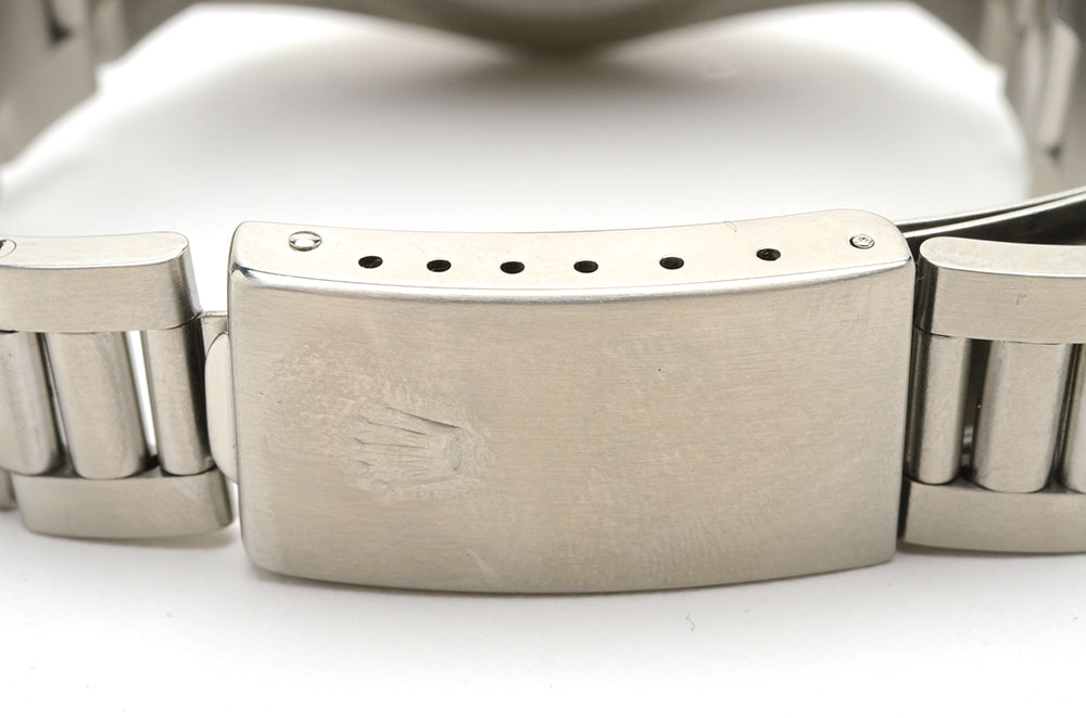 Men's Rolex Perpetual Air-King Stainless Steel Black Index Automatic Watch