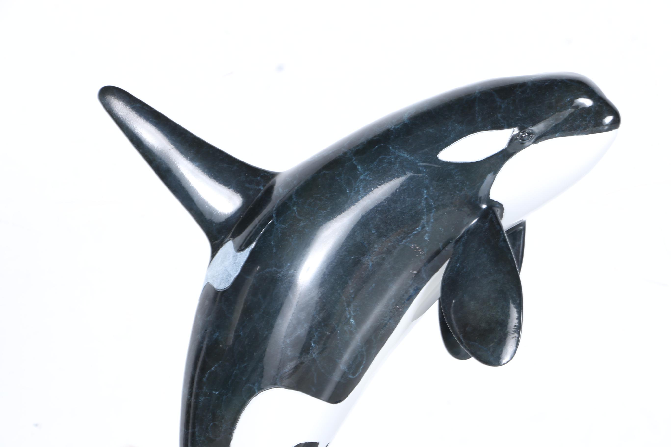 2005 Limited Edition Bronze Wyland "Orca Dream" Sculpture