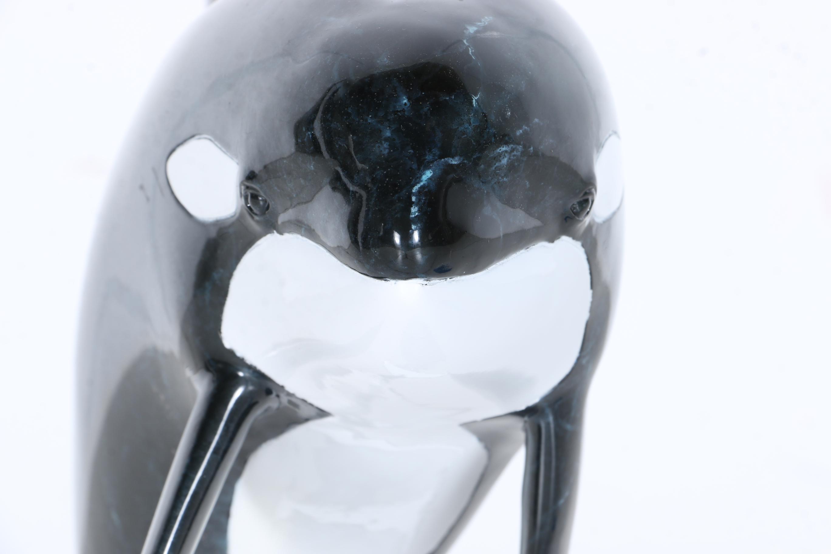 2005 Limited Edition Bronze Wyland "Orca Dream" Sculpture