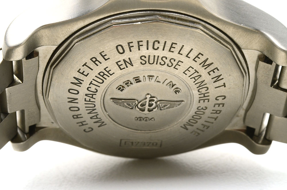 Men's Breitling Avenger Seawolf Titanium Diver 3,000m/10,000ft