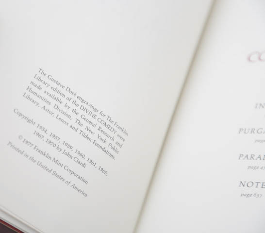 Franklin Library Leather Bound Classics