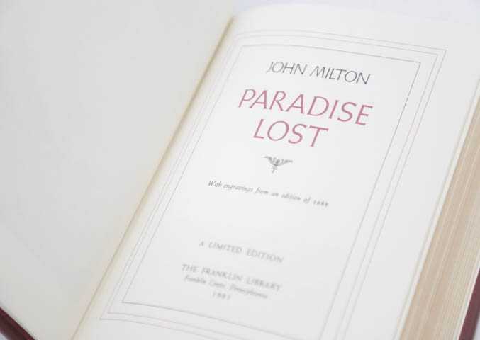 The Franklin Library Leather Bound Books