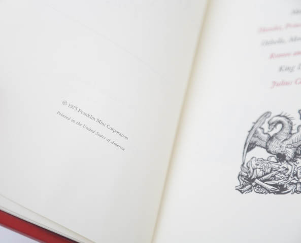 The Franklin Library Shakespeare Collection