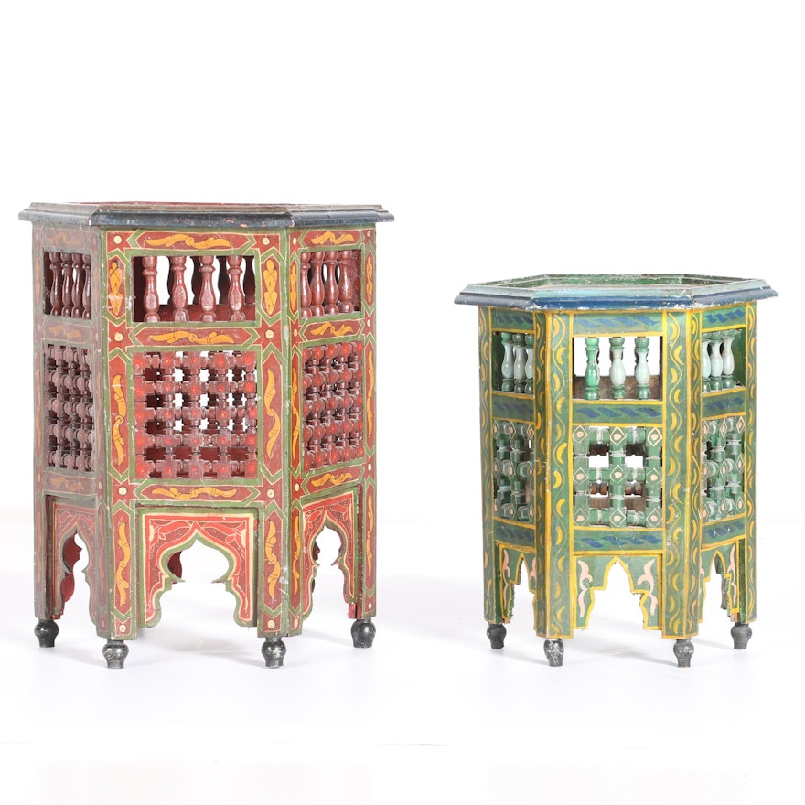 Pair of Moroccan Nesting Tables