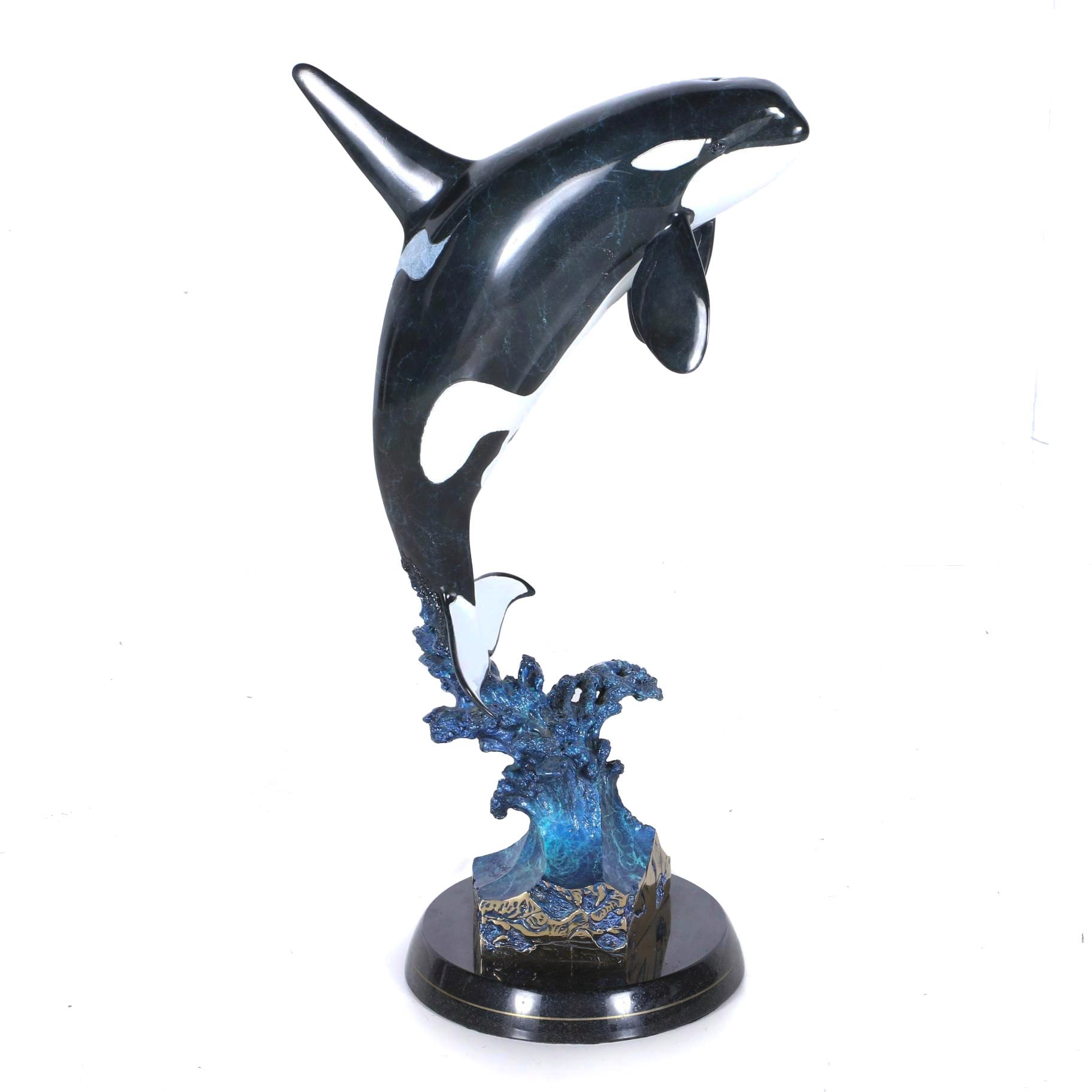 2005 Limited Edition Bronze Wyland "Orca Dream" Sculpture